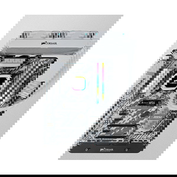 Corsair Vengeance RGB Pro 16GB Kit (2x8GB) DDR4 3200MHz CL16 Memoria RAM DIMM, Color Blanco