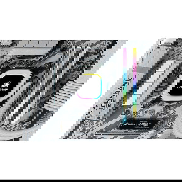 Corsair Vengeance RGB Pro 16GB Kit (2x8GB) DDR4 3200MHz CL16 Memoria RAM DIMM, Color Blanco