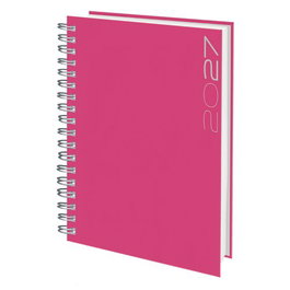 EDEUSTO Agenda Anual 2027 Matra Beta Wire-O Tapa Dura Rosa