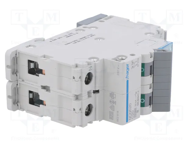 HAGER NCN520 Interruptor Magnetotérmico 20A 1+N