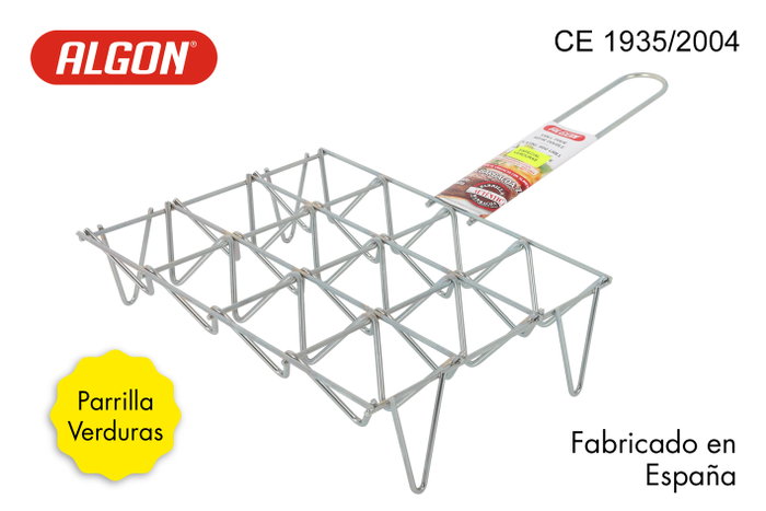 Inde Algon Parrilla Para Verduras Zinc 35x55 cm (5 Unidades) Inde Algon Parrilla Para Verduras Zinc 35x55 cm (5 Unidades)