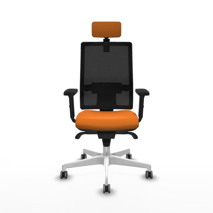 PIQUERAS Y CRESPO Silla de oficina Horna Mecanismo Sincro Naranja/Negro PIQUERAS Y CRESPO Silla de oficina Horna Mecanismo Sincro Naranja/Negro
