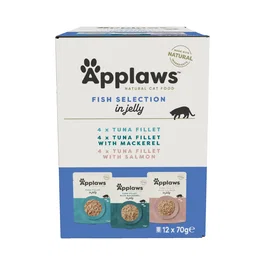 Applaws Cat Sobre Selec Pescado Gelatina Multi 12x70 gr