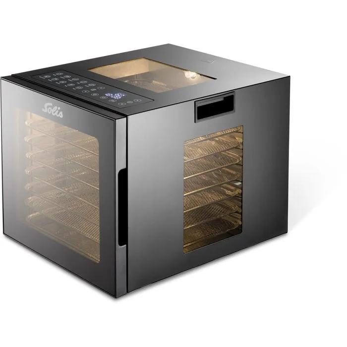 Solis Vita Dry Food Deshidratador de Alimentos - 8 Niveles, Control de Temperatura, Temporizador de 48 Horas