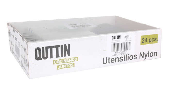 Quttin Cuchara de Nylon Negra 29x6cm (Pack de 24 unidades)身weight_g:830.0