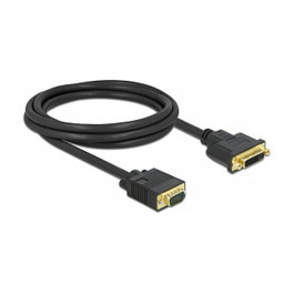 DeLOCK Cable Adaptador DVI 24+5 Hembra a VGA Macho 2 m