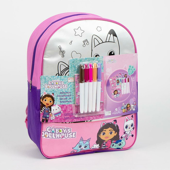 Cerdá Set Mochila DIY La Casa de Muñecas de Gabby