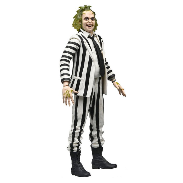 NECA Beetlejuice Black and White Striped Suit 18 cm