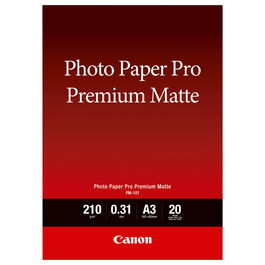 Canon - Papel fotográfico Premium Matte A3, 20 hojas
