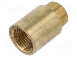 GEBO Prolongador Macho-Hembra Redondo 30mm G 1/2 pulgadas
