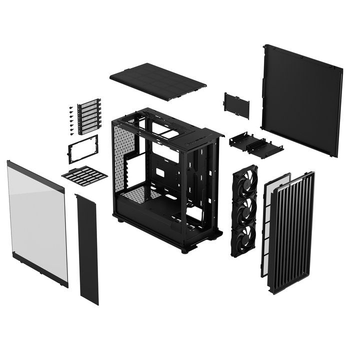 Fractal Design North Momentum Edition Midi Tower PC Negro Vidrio Templado y Acero ATX