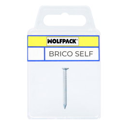 WOLFPACK LINEA PROFESIONAL Puntas de Acero Cabeza Plana Zincada 2,70x60 mm (12 unidades)