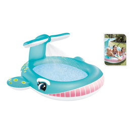 Intex Piscina Hinchable Infantil Modelo Ballena con Rociador