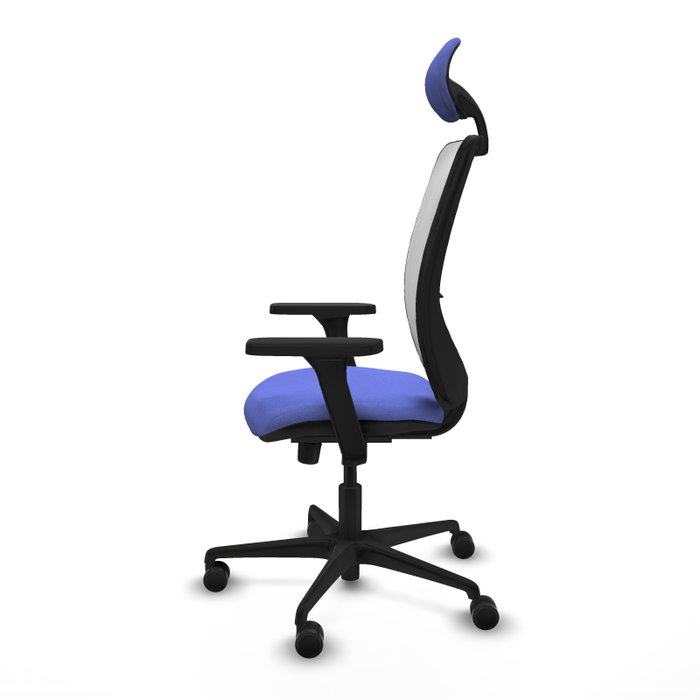 PIQUERAS Y CRESPO Silla de oficina Zulema con mecanismo Sincro, Azul claro y Blanco PIQUERAS Y CRESPO Silla de oficina Zulema con mecanismo Sincro, Azul claro y Blanco
