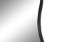 DKD Home Decor Espejo Irregular de Hierro y Cristal Negro 50x150 cm