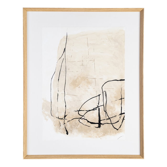 Cuadro Pintura Abstracto 2/M 82 X 4 X 104 cm (Set de 2)