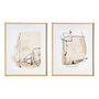 Cuadro Pintura Abstracto 2/M 82 X 4 X 104 cm (Set de 2)