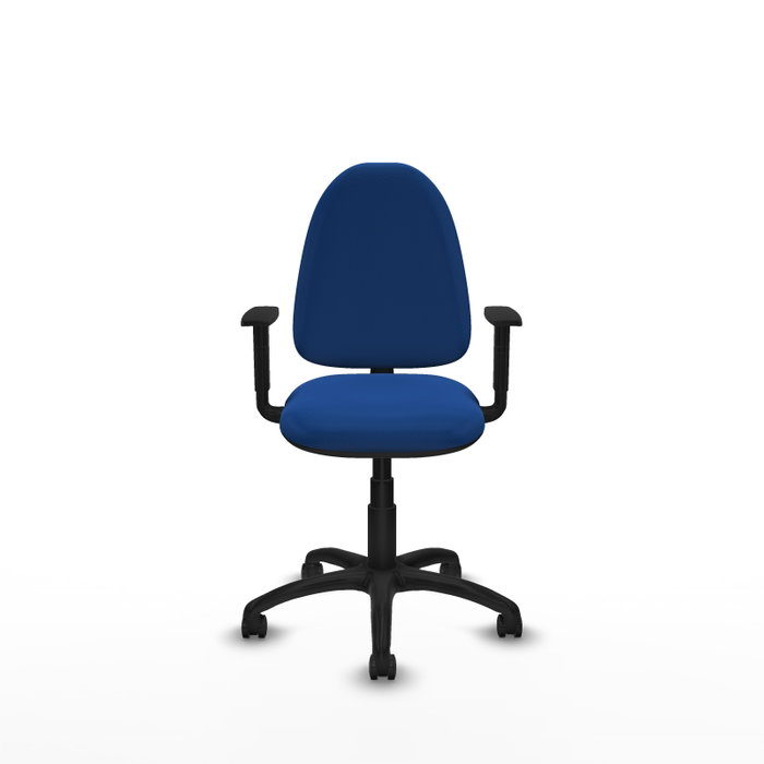 PIQUERAS Y CRESPO Silla de oficina Aýna Azul con Brazos 1D