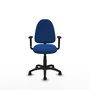 PIQUERAS Y CRESPO Silla de oficina Aýna Azul con Brazos 1D