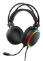 Genesis Auriculares Gaming NEON 613 G2 Diadema Circumaural Negro con Cable USB y 3.5mm, Micrófono Boom, Iluminación RGB, Control de Volumen