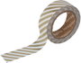 Innspiro Cinta masking tape Washi foil líneas dorado 15mm x 10m Serie Metal