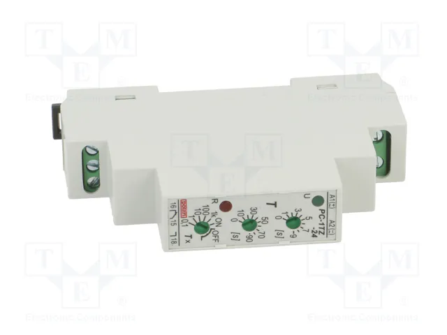 POLLIN Relé de tiempo 24VAC/24VDC SPDT