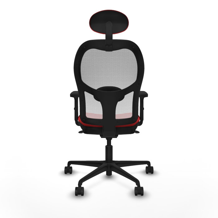 PIQUERAS Y CRESPO Silla de oficina Jorquera Rojo y Blanco PIQUERAS Y CRESPO Silla de oficina Jorquera Rojo y Blanco