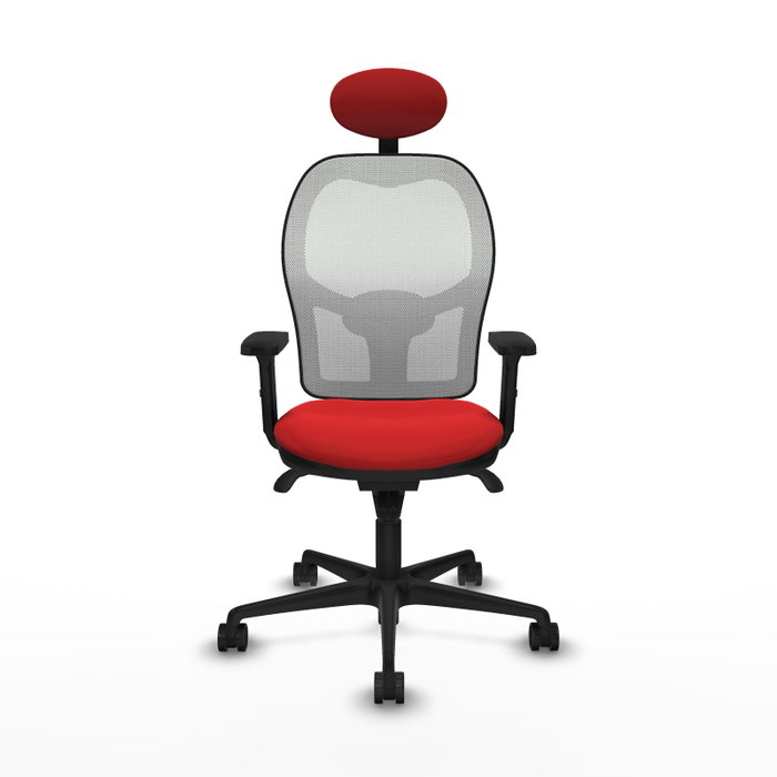 PIQUERAS Y CRESPO Silla de oficina Jorquera Rojo y Blanco PIQUERAS Y CRESPO Silla de oficina Jorquera Rojo y Blanco