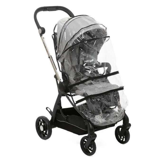 Chicco CHI8058664158256 Cochecito compacto urbano One4Ever Silverleaf Unisex, apto desde el nacimiento, color gris.