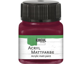 Kreul Pintura acrílica rojo vino mate 20ml