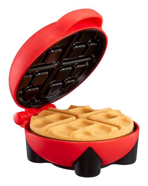 MGA Kit Creativo de Gofres con Más de 18 Accesorios para Cocinar y Desayunar, Incluye Sirope y Mantequilla