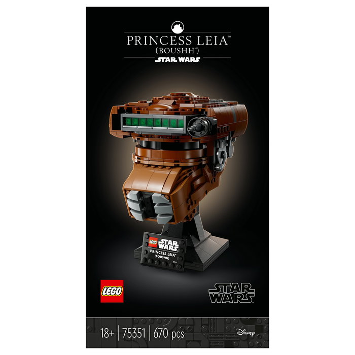 LEGO 75351 Star Wars Casco Princesa Leia Boushh 670 Piezas
