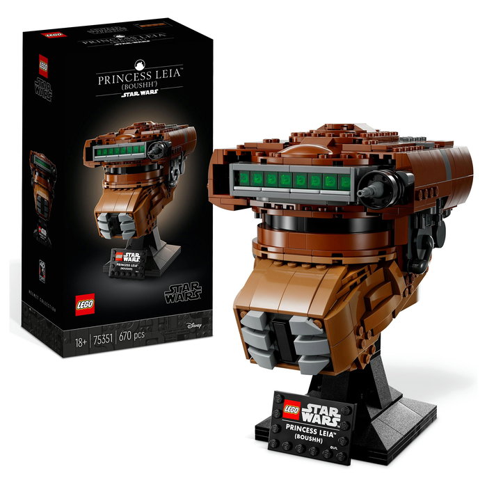 LEGO 75351 Star Wars Casco Princesa Leia Boushh 670 Piezas