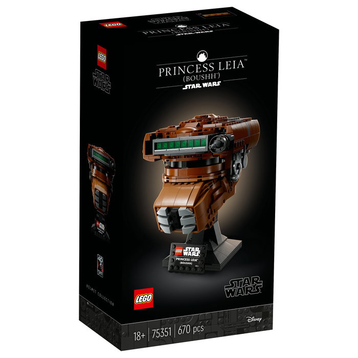LEGO Star Wars 75351 Casco de la Princesa Leia (Boushh) Juego de construcción 670 piezas LEGO Star Wars 75351 Casco de la Princesa Leia (Boushh) Juego de construcción 670 piezas
