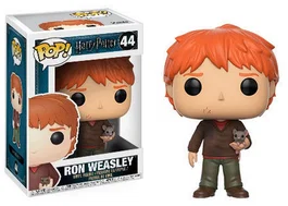 Funko Figura POP! Harry Potter Ron Weasley with Scabbers