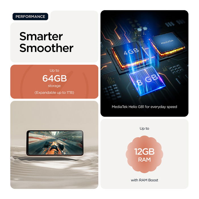 Motorola moto G06 4GB RAM 256GB Arabesque