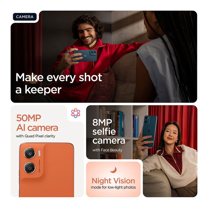 Motorola moto G06 4GB RAM 256GB Arabesque