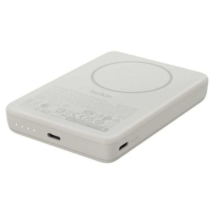 Belkin BoostCharge Slim 10000mAH Mag. PB/15W Qi2 Sand BPD018hqSA Belkin BoostCharge Slim 10000mAH Mag. PB/15W Qi2 Sand BPD018hqSA