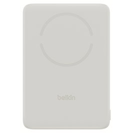 Belkin BoostCharge Slim 10000mAH Mag. PB/15W Qi2 Sand BPD018hqSA