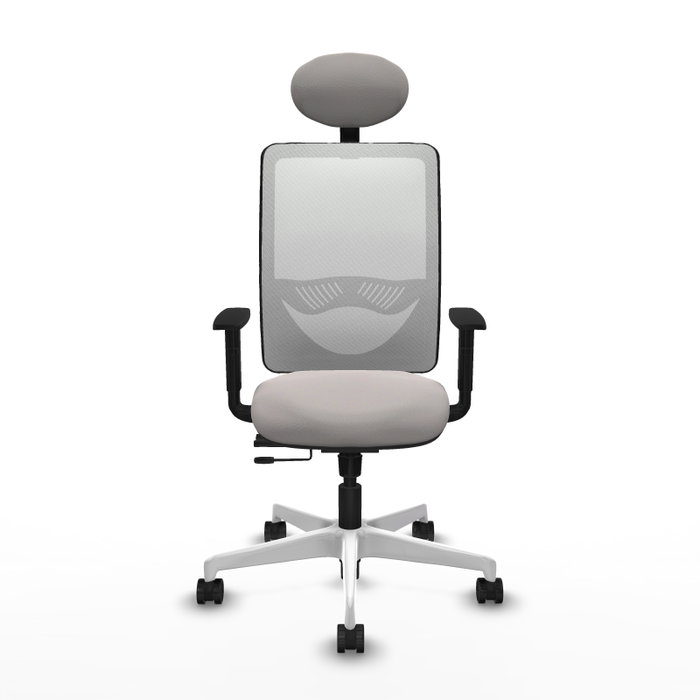 PIQUERAS Y CRESPO Silla de oficina Zulema Blanca con Mecanismo Sincro/Traslack PIQUERAS Y CRESPO Silla de oficina Zulema Blanca con Mecanismo Sincro/Traslack