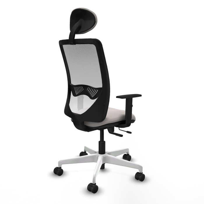 PIQUERAS Y CRESPO Silla de oficina Zulema Blanca con Mecanismo Sincro/Traslack PIQUERAS Y CRESPO Silla de oficina Zulema Blanca con Mecanismo Sincro/Traslack