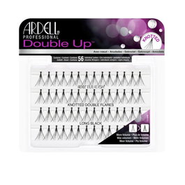 Ardell Individuales Double Up Pestañas Grupos Largas Negras 56 Unidades
