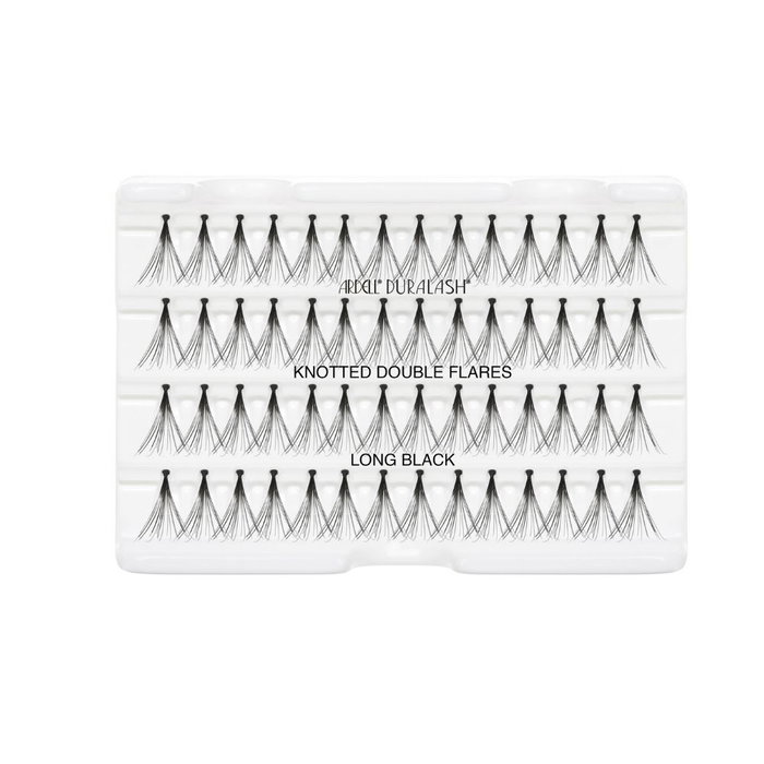 Ardell Individuales Double Up Pestañas Grupos Largas Negras 56 Unidades