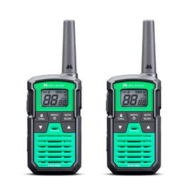 Midland XT-30 Pro C1463 Walkie Talkies PMR446, 16 Canales, Alcance Hasta 6 km, Función VOX, Resistente a la Humedad, Color Verde