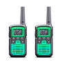Midland XT-30 Pro C1463 Walkie Talkies PMR446, 16 Canales, Alcance Hasta 6 km, Función VOX, Resistente a la Humedad, Color Verde