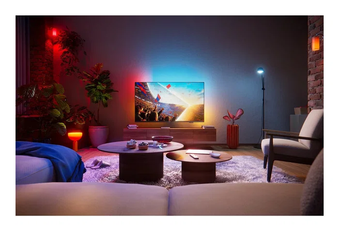 Philips 55PUS8001/12 Televisor 55 pulg. LED 4K Ambilight Titan OS