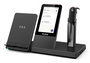 Yealink WH67 WH66 WH6X Base UC Workstation con Pantalla Táctil LCD 4 Pulgadas 480 x 800, USB 3.0, Bluetooth 4.2, DECT 120m, Auriculares Inalámbricos, Compatible con Microsoft Teams