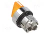 SCHNEIDER ELECTRIC Interruptor rotativo Harmony XB4 22mm Naranja con LED