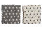 DKD Home Decor Cojin Suelo Scandi Beige Marron 8 x 49 x 40 cm (4 Unidades)