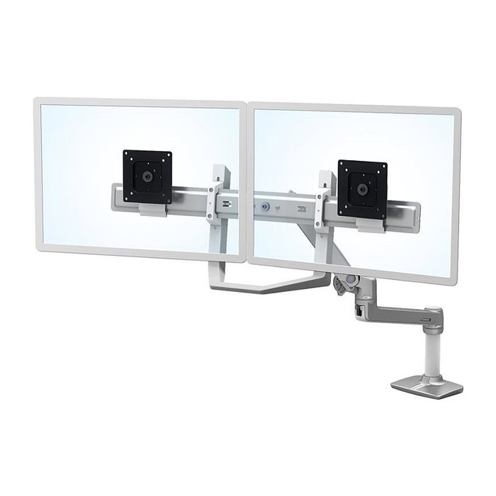 Ergotron Kit de asa para montaje dual directo LX Series, Blanco